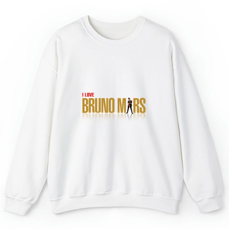 Bruno Mars I Heart Bruno Unisex Sweatshirt For Fans TAS4683