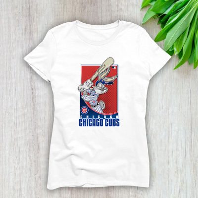 Bug Bunny X Chicago Cubs Team X MLB X Baseball Fans Lady T-Shirt Women Tee For Fans TLT2611