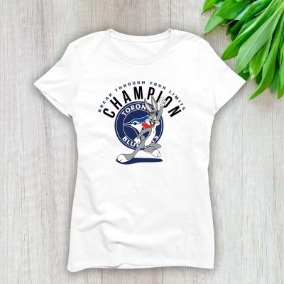 Bug Bunny X Toronto Blue Jays Team X MLB X Baseball Fans Lady T-Shirt Women Tee For Fans TLT2626