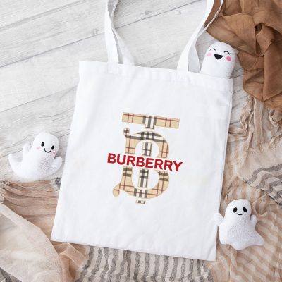 Burberry Logo Luxury Cotton Canvas Tote Bag TTB1067