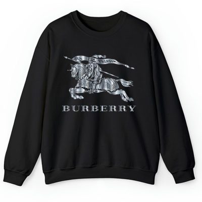 Burberry Logo Silver Luxury Crewneck Sweatshirt CSTB0750