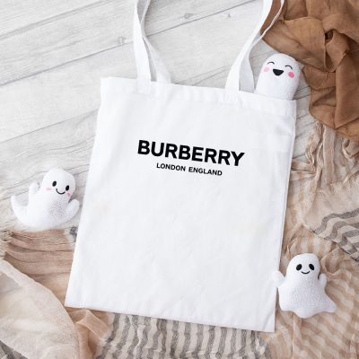 Burberry London Logo Luxury Cotton Canvas Tote Bag TTB1066