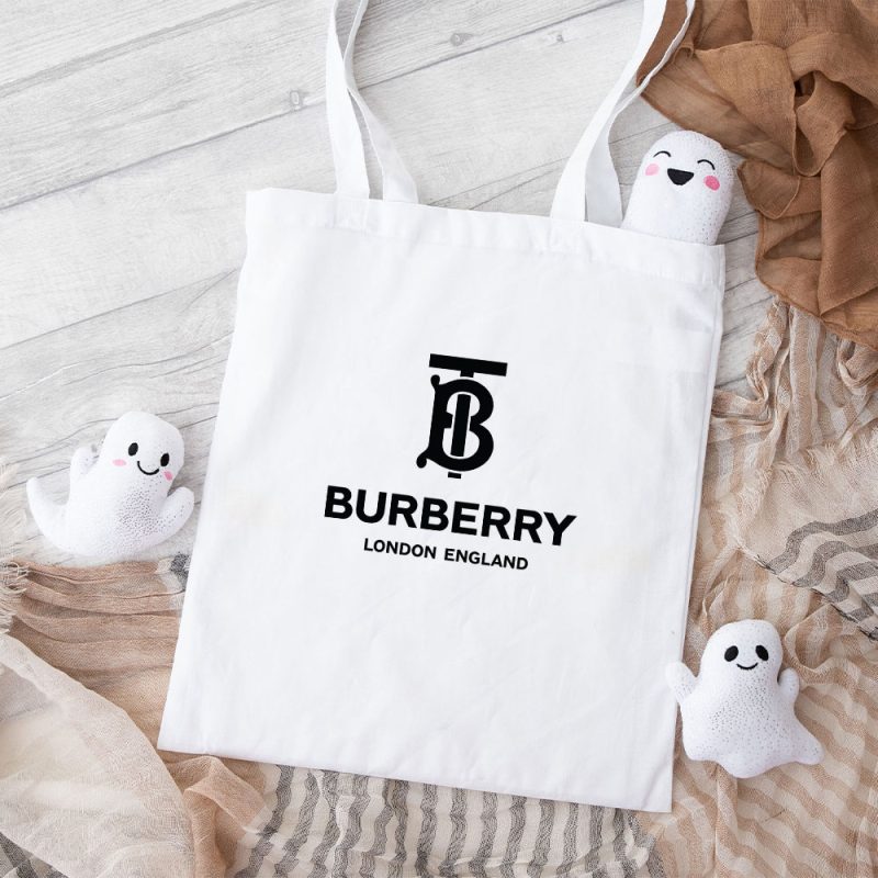 Burberry London Logo Luxury Cotton Canvas Tote Bag TTB1084