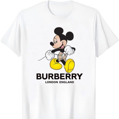 Burberry London Mickey Mouse Kid Tee Unisex T-Shirt TTB1772