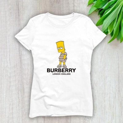 Burberry London Simpsom Lady T-Shirt Luxury Tee For Women LDS1101