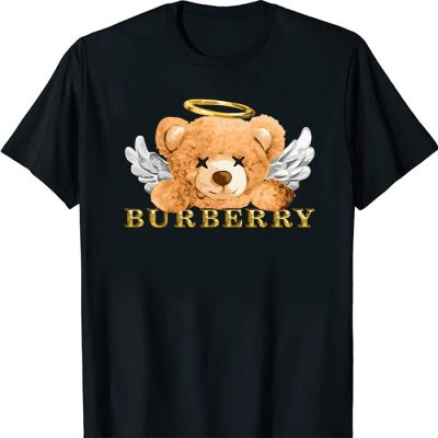 Burberry London Teddy Bear Gold Luxury Kid Tee Unisex T-Shirt TTB1753