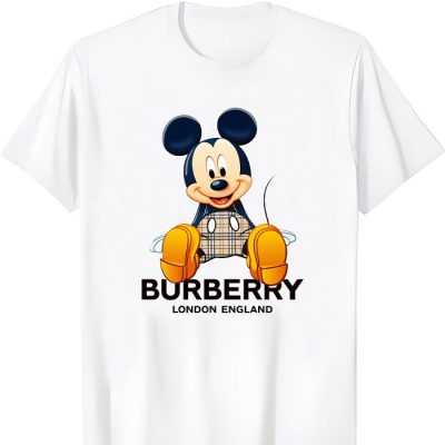 Burberry Mickey Mouse Kid Tee Unisex T-Shirt TTB1767