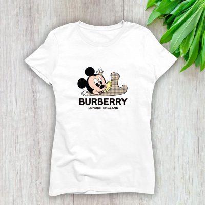 Burberry Minnie Mouse Kid Lady T-Shirt Luxury Tee For Women LDS1100