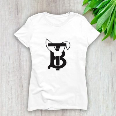 Burberry Rabbit Logo Lady T-Shirt Luxury Tee For Women LDS1074