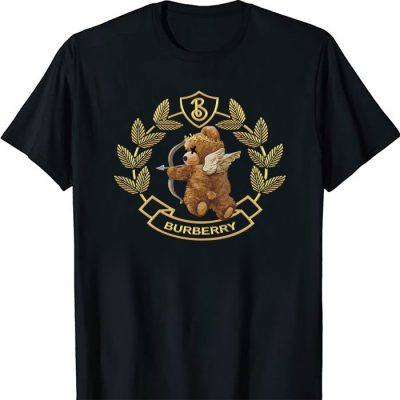 Burberry Teddy Bear Gold Luxury Kid Tee Unisex T-Shirt TTB1756