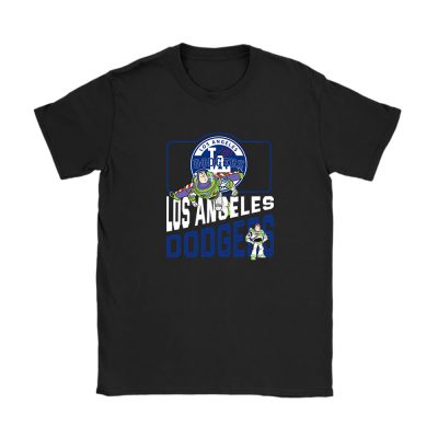 Buzz Lightyear X Toy Story X Los Angeles Dodgers Team X MLB X Baseball Fans Unisex T-Shirt Cotton Tee TAT4270