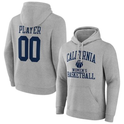Cal Bears Basketball Pick-A-Player NIL Gameday Tradition Pullover Hoodie - Gray