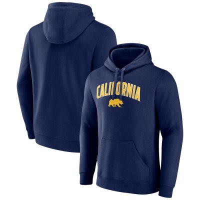 Cal Bears Tall Engage Arch Pullover Hoodie - Navy