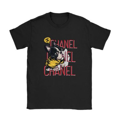 Cartoon Dog Chanel Unisex Brand T-Shirt TAT4776