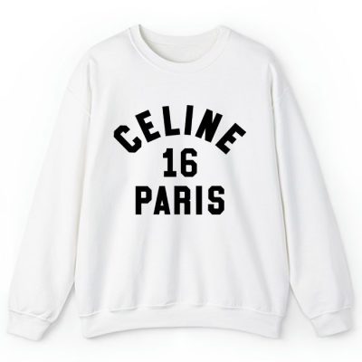 Celine 16 Paris Logo Luxury Crewneck Sweatshirt CSTB0811