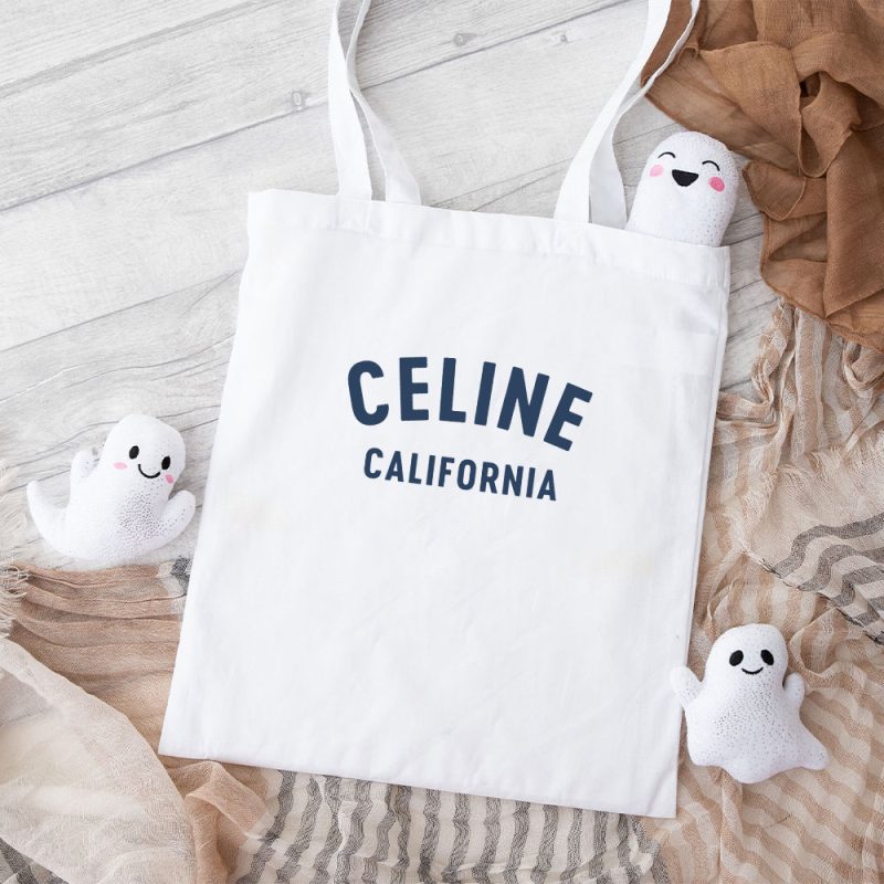 Celine California 70'S Luxury Cotton Canvas Tote Bag TTB1106