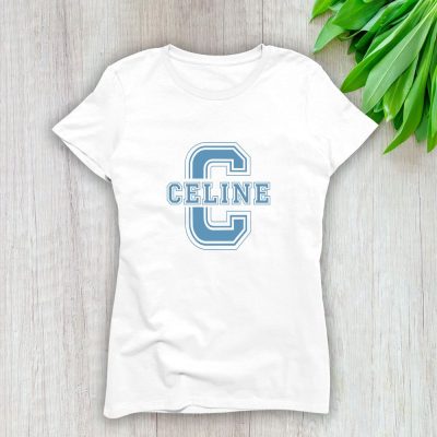 Celine Logo Luxury Lady T-Shirt Luxury Tee For Women LDS1114