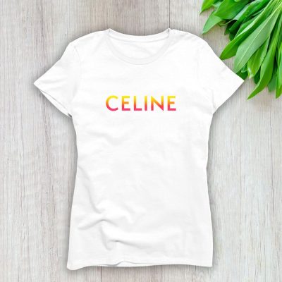 Celine Loose Luxury Lady T-Shirt Luxury Tee For Women LDS1118