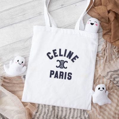 Celine Paris Logo Luxury Cotton Canvas Tote Bag TTB1109