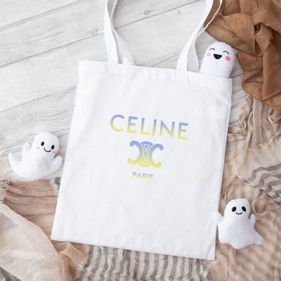 Celine Paris Logo Luxury Cotton Canvas Tote Bag TTB1111