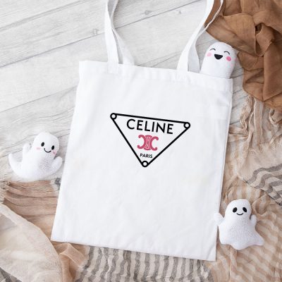 Celine Paris Logo Luxury Cotton Canvas Tote Bag TTB1119