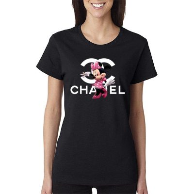 Chanel Mickey Pink Women Lady T-Shirt