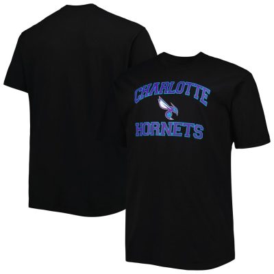 Charlotte Hornets Heart & Soul Unisex T-Shirt - Black