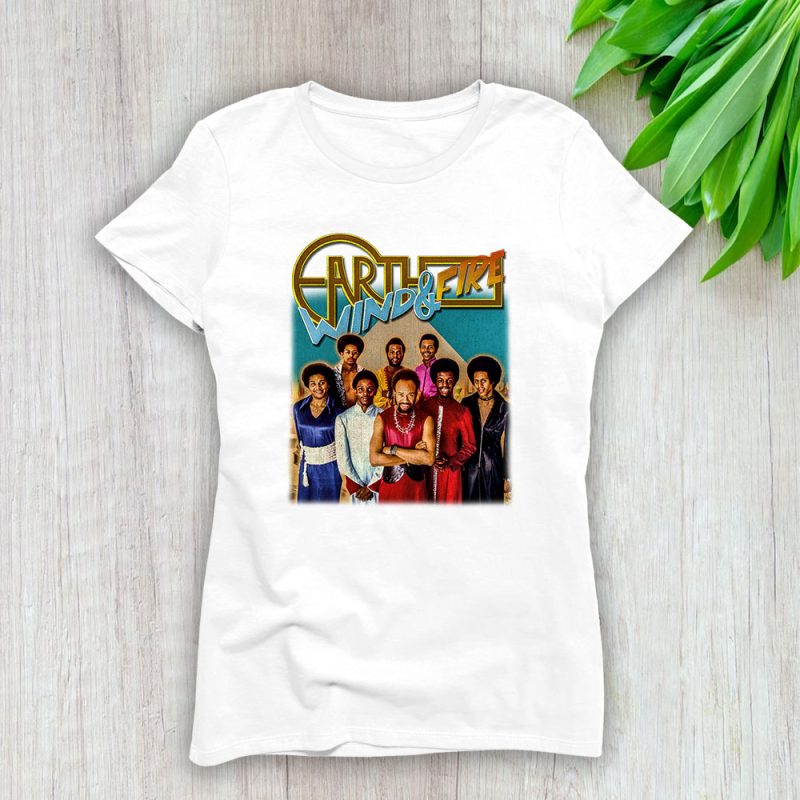 Chicago And Earth Wind Fire Ewf Band Lady T-Shirt Women Tee For Fans TLT2270