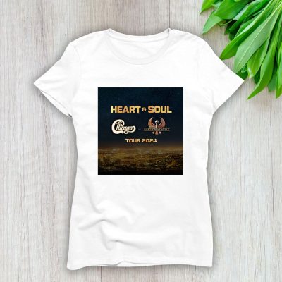 Chicago And Earth Wind Fire Heart And Soul Tour Lady T-Shirt Women Tee For Fans TLT2267