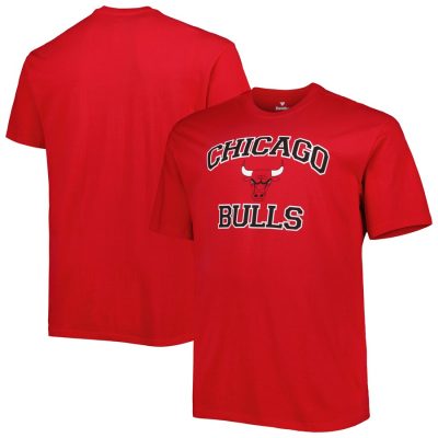 Chicago Bulls Heart & Soul Unisex T-Shirt - Red