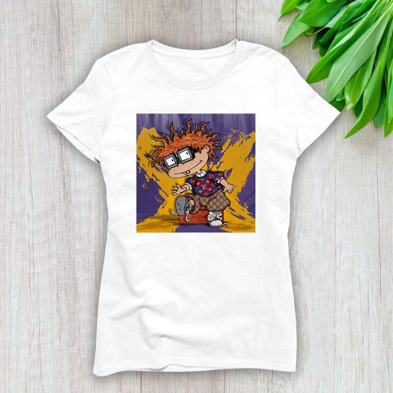 Chuckie Finster Hermes Gucci Louis Vuitton Chanel Lady T-Shirt Women Tee For Fans TLT1124