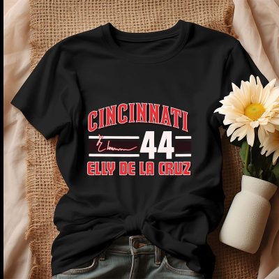 Cincinnati Reds Elly De La Cruz Signature Unisex T-Shirt Cotton Tee