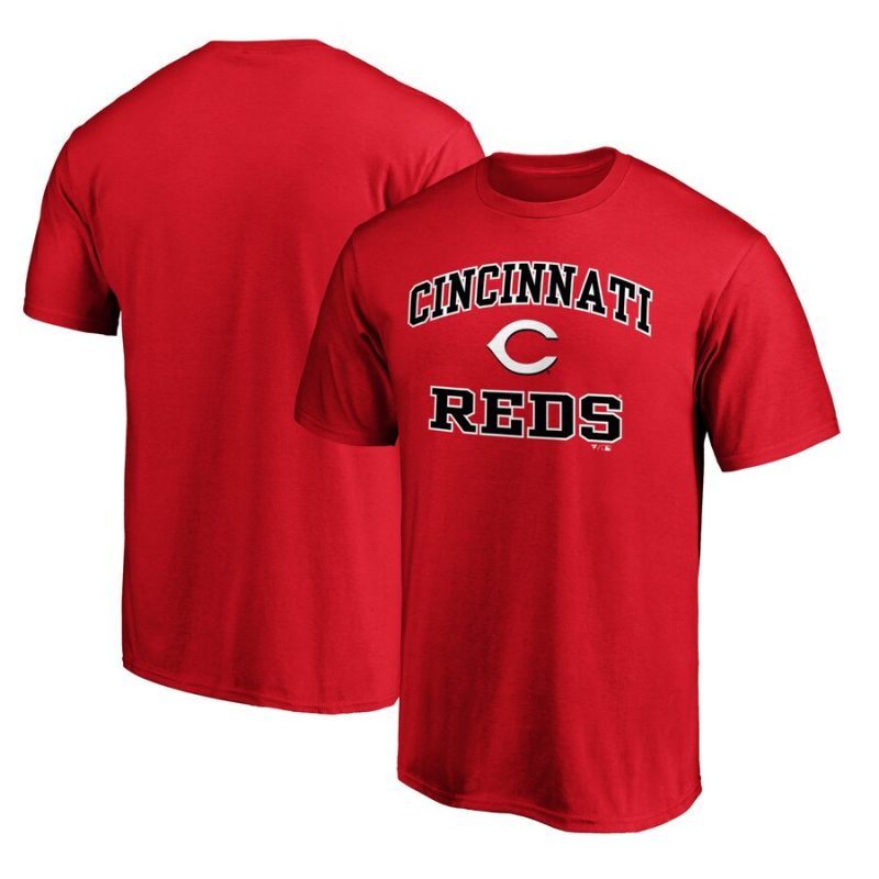 Cincinnati Reds Heart & Soul Unisex T-Shirt - Red