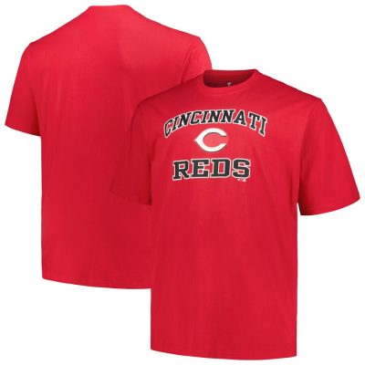 Cincinnati Reds Profile Heart & Soul Unisex T-Shirt - Red