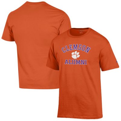Clemson Tigers Champion Alumni Logo T-Shirt - Orange