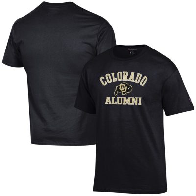 Colorado Buffaloes Champion Alumni Logo T-Shirt - Black