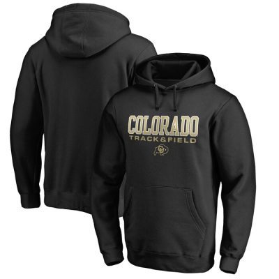 Colorado Buffaloes True Sport Track and Field Pullover Hoodie - Black