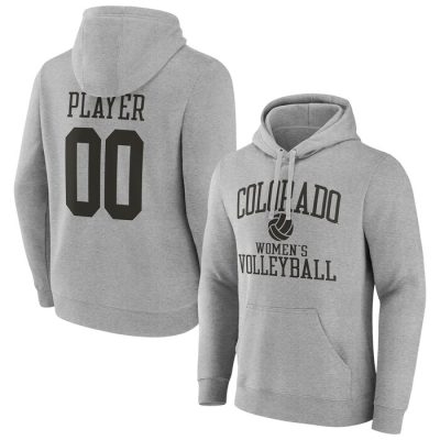 Colorado Buffaloes Volleyball Pick-A-Player NIL Gameday Tradition Pullover Hoodie - Gray