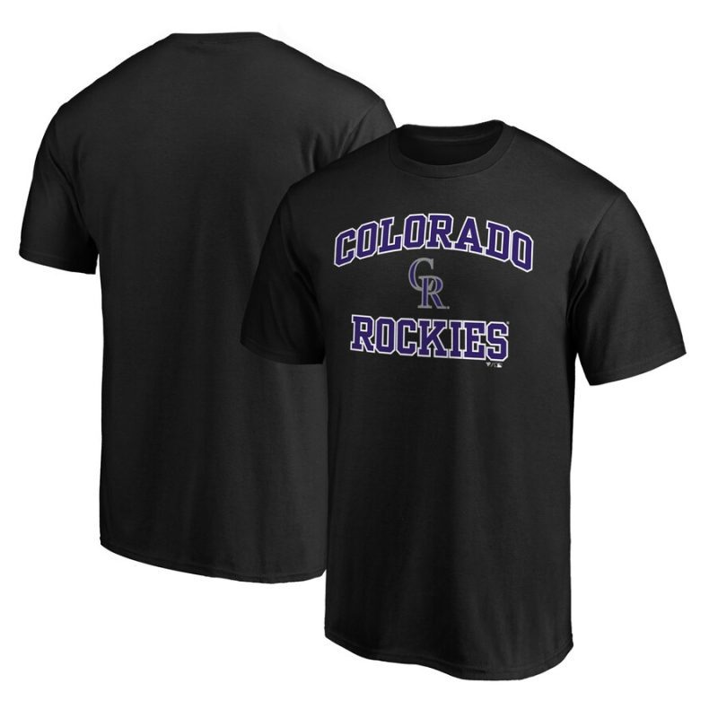 Colorado Rockies Heart & Soul Unisex T-Shirt - Black