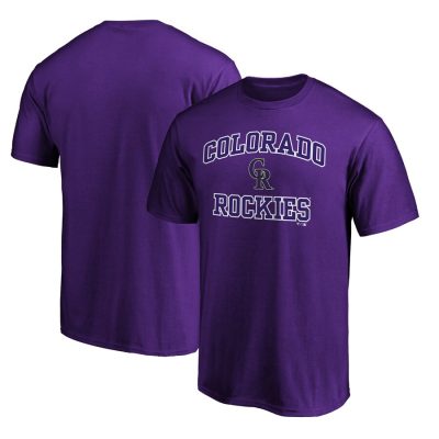 Colorado Rockies Heart & Soul Unisex T-Shirt - Purple