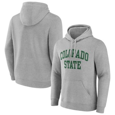 Colorado State Rams Basic Arch Pullover Hoodie - Gray