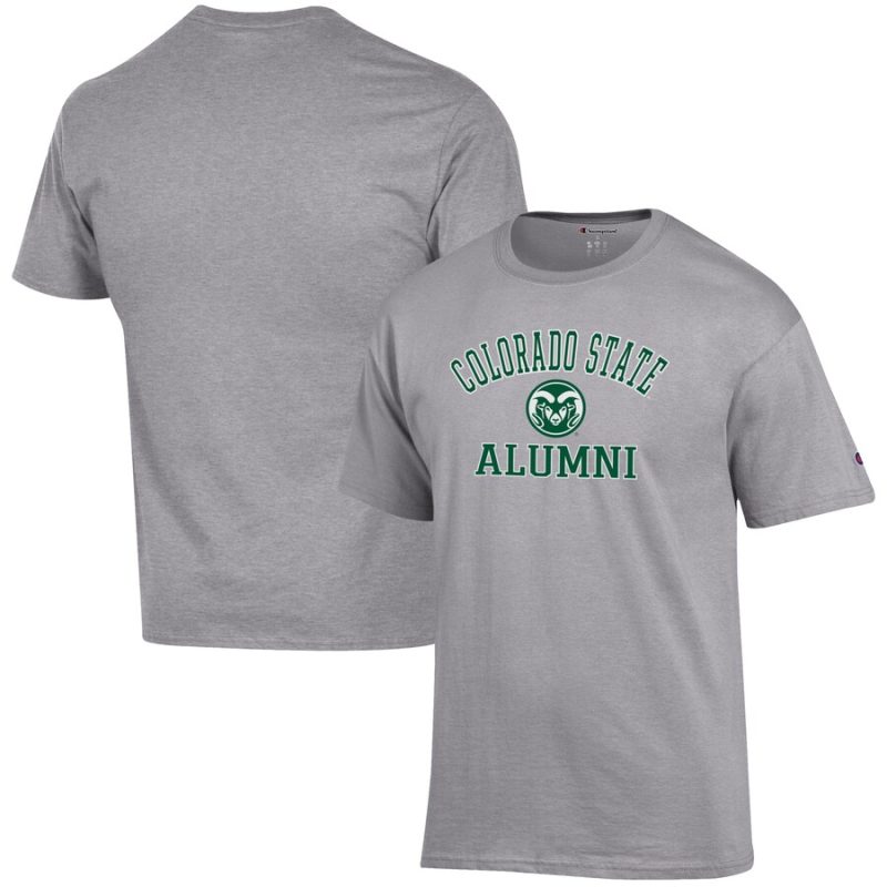 Colorado State Rams Champion Alumni Logo T-Shirt - Gray