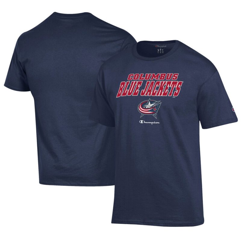 Columbus Blue Jackets Champion T-Shirt - Navy