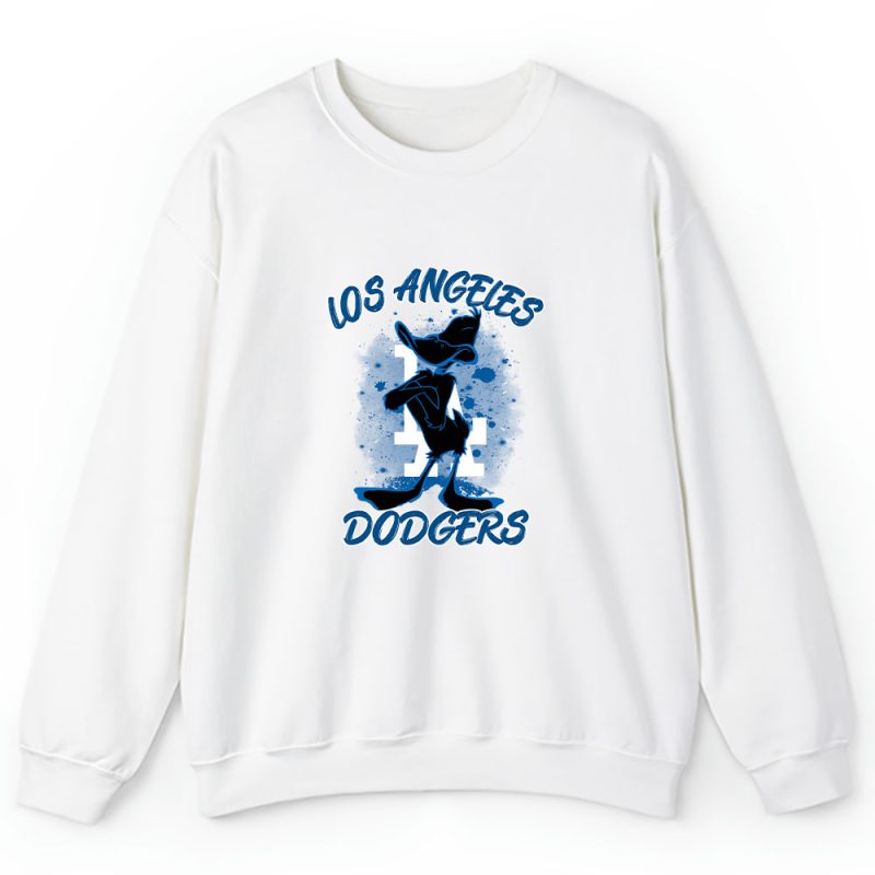 Daffy Duck X Los Angeles Dodgers Team X MLB X Baseball Fans Unisex Sweatshirt TAS4289