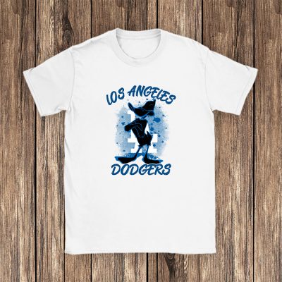 Daffy Duck X Los Angeles Dodgers Team X MLB X Baseball Fans Unisex T-Shirt Cotton Tee TAT4289