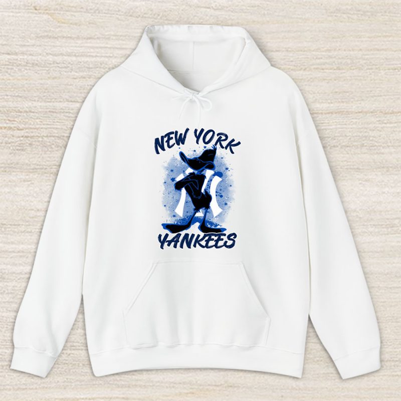 Daffy Duck X New York Yankees Team X MLB X Baseball Fans Unisex Pullover Hoodie TAH4291