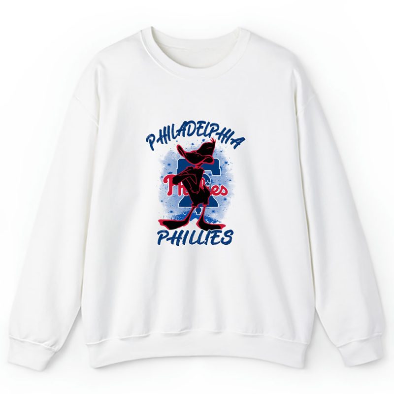 Daffy Duck X Philadelphia Phillies Team X MLB X Baseball Fans Unisex Sweatshirt TAS4292