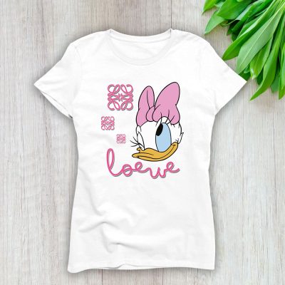 Daisy Duck Loewe Brand Lady T-Shirt Women Tee TLT3949