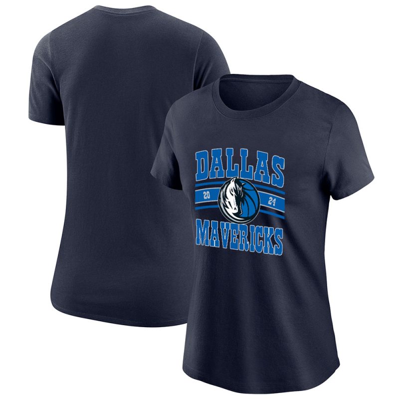 Dallas Mavericks X NBA Playoffs 2024 X Western Conference Lady T-Shirt Women Tee TLT5263