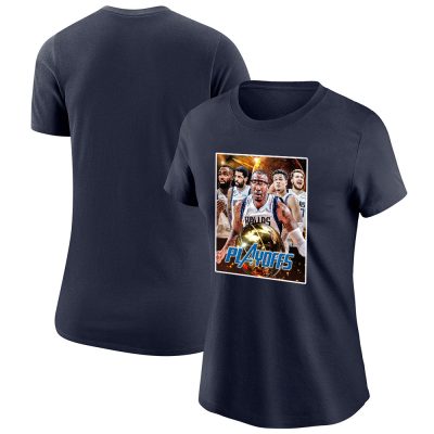 Dallas Mavericks X NBA Playoffs 2024 X Western Conference Lady T-Shirt Women Tee TLT5266